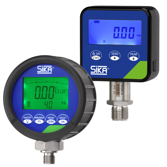 數位參考壓力表類型 D2 和 J 型